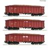 Roco H0 AAE/VTG Hochbordwagen-Set Easo, Ep. VI, 3-tlg.