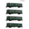 Roco H0 (AC) CSD Reisezugwagen-Set Rybak, Ep. III, 4-tlg.