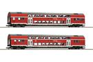 Roco H0 (AC) DB AG Doppelstockwagen-Set 2 München-Salzburg-Express, Ep. VI, 2-tlg.