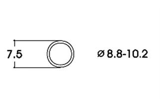 Roco H0 (AC) Haftringsatz Ø 8,8-10,2 mm (Inhalt: 10 Stk.)