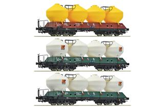 Roco H0 CD Silowagen-Set Uacs, Ep. VI, 3-tlg. Roco H0 CD Silowagen-Set Uacs, Ep. VI, 3-tlg.