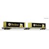 Roco H0 Container-Doppeltragwagen Sggmrs, 2x 45' Warsteiner, Ep. VI