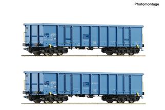 Roco H0 Cronifer offenes Güterwagen-Set Eanos, Ep. VI, 2-tlg.