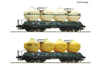 Roco H0 CSD Silowagen-Set Uacs 451.1, Ep. IV, 2-tlg.