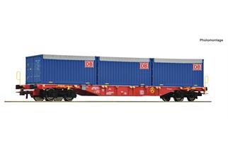 Roco H0 DB AG Containertragwagen Sgns, Ep. VI