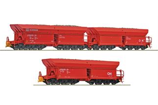 Roco H0 DB AG Erzwagen-Set 1, Ep. VI, 3-tlg.