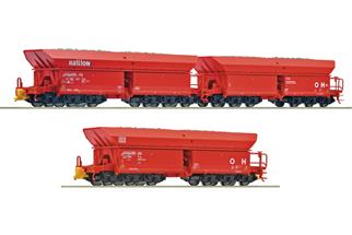 Roco H0 DB AG Erzwagen-Set 2, Ep. VI, 3-tlg.