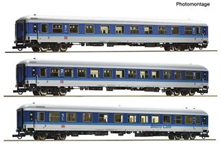 Roco H0 DB AG Reisezug-Wagenset 1 IR 461 Trier - Innsbruck, Ep. V, 3-tlg.