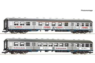 Roco H0 DB Nahverkehrswagen-Set ABnb/Bnb, Fleischmann - SDR 3, Ep. IV, 2-tlg.