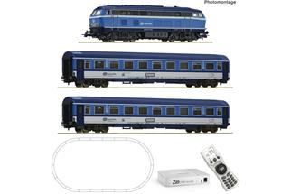 Roco H0 (DC Digital) CD Startset BR 756 mit Schnellzug, geoLine