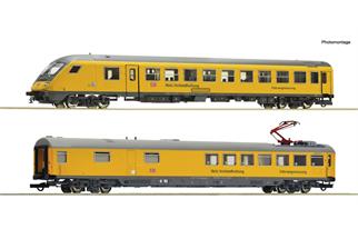 Roco H0 (DC Digital) DB AG Messwagen-Set, DB Netz - Fahrwegmessung, Ep. VI, 2-tlg.