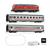 Roco H0 (DC Digital) DB AG Startset BR 218 mit Intercity, Roco Line mit Bettung