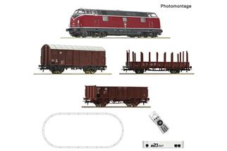 Roco H0 (DC Digital) DB z21 start Startset BR 221 mit Güterzug, Ep. IV