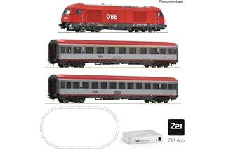 Roco H0 (DC Digital) ÖBB Startset Rh 2016 mit Schnellzug, geoLine