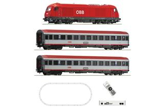 Roco H0 (DC Digital) z21 start Startset ÖBB Diesellok Rh 2016 mit Schnellzug, Ep. VI