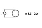 Roco H0 (DC) Haftringsatz Ø 8,3-10,2 mm (Inhalt: 10 Stk.)