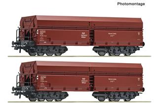 Roco H0 (DC) PKP 2-tlg. Set: Selbstentladewagen, PKP