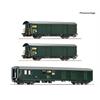 Roco H0 (DC) PTT 3-tlg. Set: Postwagen, PTT