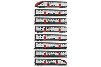 Roco H0 (DC) SBB Fernverkehrs-Doppelstockzug RABe 502 221-0, Ep. VI, 8-tlg.