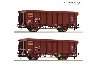 Roco H0 (DC) SNCF 2-tlg. Set: Rolldachwagen