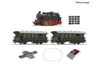 Roco H0 (DC) Startset BR 80 mit Personenzug, Ep. III-IV