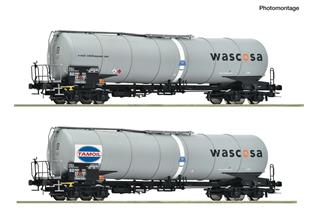 Roco H0 (DC) Wascosa 2-tlg. Set: Kesselwagen