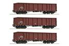 Roco H0 DR Hochbordwagen-Set Eas 5948, Ep. IV, 3-tlg.