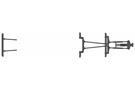 Roco H0 (ET) AC-Bremsgestänge zu BR 85, rot