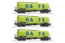 Roco H0 GATX Kesselwagen-Set Zacns, Ep. VI, 3-tlg.