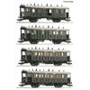Roco H0 KBayStsB Personenwagen-Set Lokalbahnzug, Ep. I, 4-tlg.