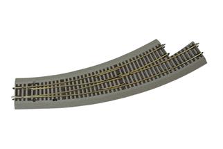 Roco H0 Line mit Bettung BWl5/6 Bogenweiche links