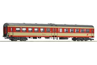 Roco H0 ÖBB Reisezugwagen Bmpz, 2. Klasse, Sparlack, Ep. IV-V