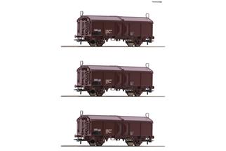 Roco H0 ÖBB Schiebedachwagen-Set Tms, Ep. IV-V, 3-tlg.