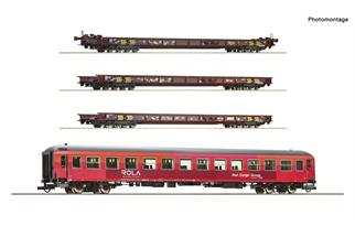 Roco H0 ÖBB Wagenset Rollende Landstrasse Bcm + Saadkms, Ep. VI, 4-tlg.