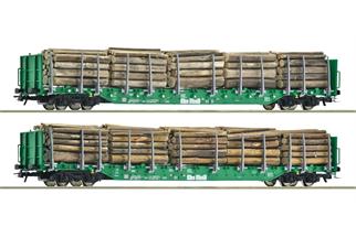 Roco H0 On Rail Rungenwagen-Set Rnoos, Ep. VI, 2-tlg.