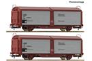 Roco H0 SJ Schiebedach-/Schiebewandwagen-Set Teu, Ep. IV, 2-tlg.