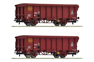 Roco H0 SNCF Rolldachwagen-Set Ts, Ep. IV-V, 2-tlg.