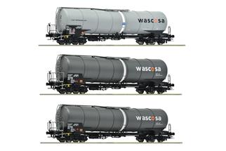 Roco H0 Wascosa Kesselwagen-Set Zacns, Ep. V-VI, 3-tlg.