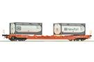 Roco H0 Wascosa Taschenwagen T5, Tankcontainer, Ep. VI