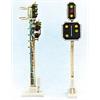 Schneider H0 SBB Hauptsignal mit Vorsignal System L, 3+4-flammig