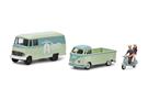 Schuco H0 Fahrzeugset MB L319, VW T1 und Vespa, 3-tlg. (MHI)