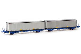 Sudexpress H0 COMSA Doppel-Containerwagen Laagrss, CIMAR Intermodal/Renting, Ep. VI