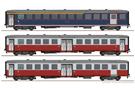 Sudexpress H0 CP Reisezugwagen-Set Schindler, Ep. III, 3-tlg.