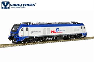 Sudexpress H0 (DC Sound) HLG Zweikraftlok 159 216-1, EURODUAL, Ep. VI
