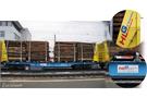 Sudexpress H0 HLG Container-Doppeltragwagen Sggmrrs, Smart GigaWood, Ep. VI