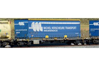 Sudexpress H0 Hupac Containertragwagen Sgnss 60', Verscheure, Ep. VI