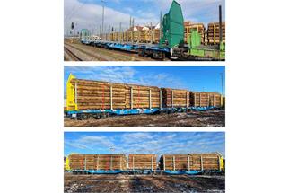 Sudexpress H0 Innofreight Container-Doppeltragwagen-Set Sggmrrs 90', Ep. VI, 3-tlg.