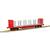 Sudexpress H0 Takargo Containertragwagen Sgnss 60', Innofreight Timber Stanchions, Ep. VI