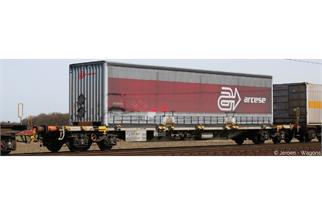 Sudexpress H0 Wascosa Containertragwagen Sgnss 60', Arcese, Ep. VI