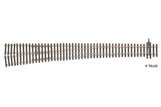 Tillig Elite-Gleis Weiche links Radius 2200 mm (EW5), 7°